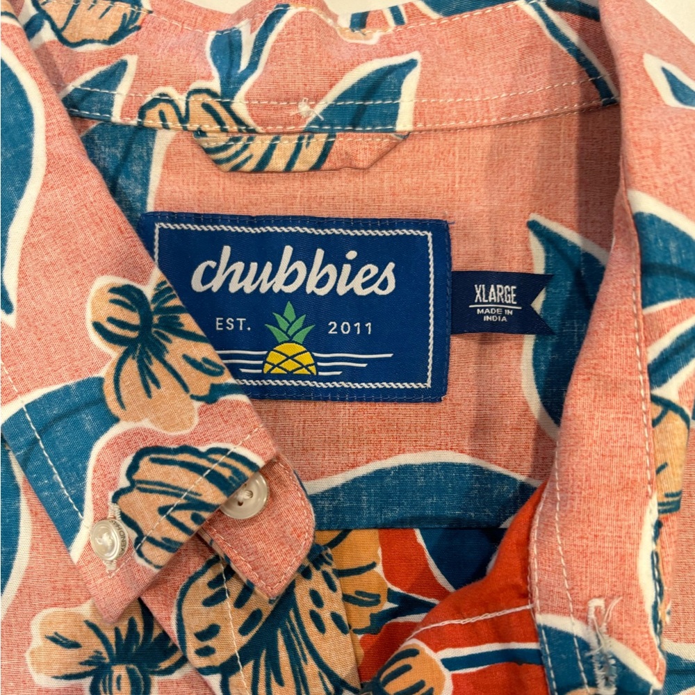 Men’s Floral Chubbies in XL